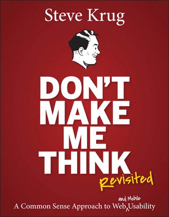 Don't Make Me Think — book cover