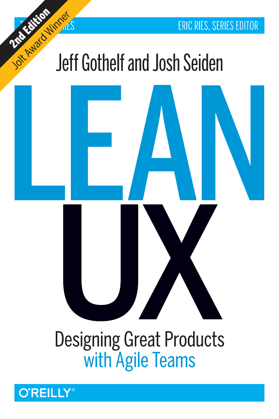 Lean UX — book cover